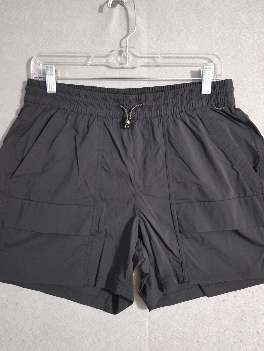 REI Co Op Womens Black 5" Trailmade Cargo Shorts 216301 Size Medium